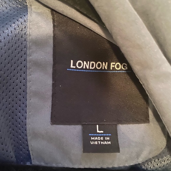 london fog muted blue jacket - Picture 2 of 2